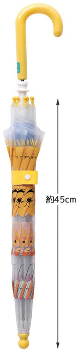 Skater Winnie The Pooh 45cm Vinyl Umbrella for Kids 5-6 Years Finger-Safe 8-Rib Design- Japan Figure Store - #1 Bring To You The Best Japanese Goods