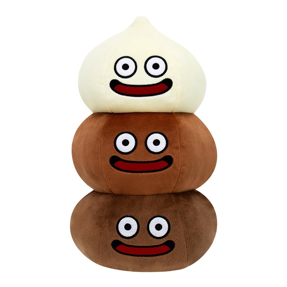 Square Enix Dragon Quest Smile Slime Plush M Chocolate Tower Toy- Japan Figure Store - #1 Bring To You The Best Japanese Goods
