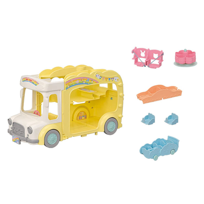 Epoch Sylvanian Families Nursery Bus S-70 Toy for Ages 3+ Certified- Japan Figure Store - #1 Bring To You The Best Japanese Goods