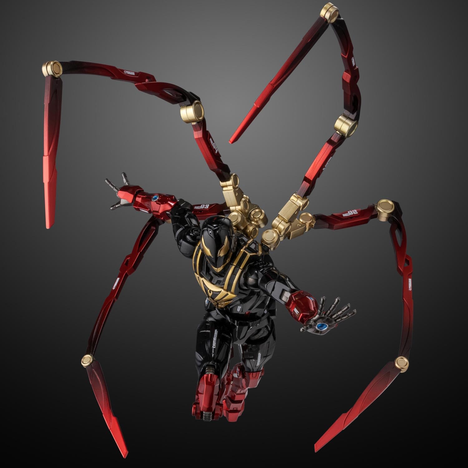 Sentinel Fighting Armor Miles Morales Iron Spider 165mm Die-Cast Movable Figure