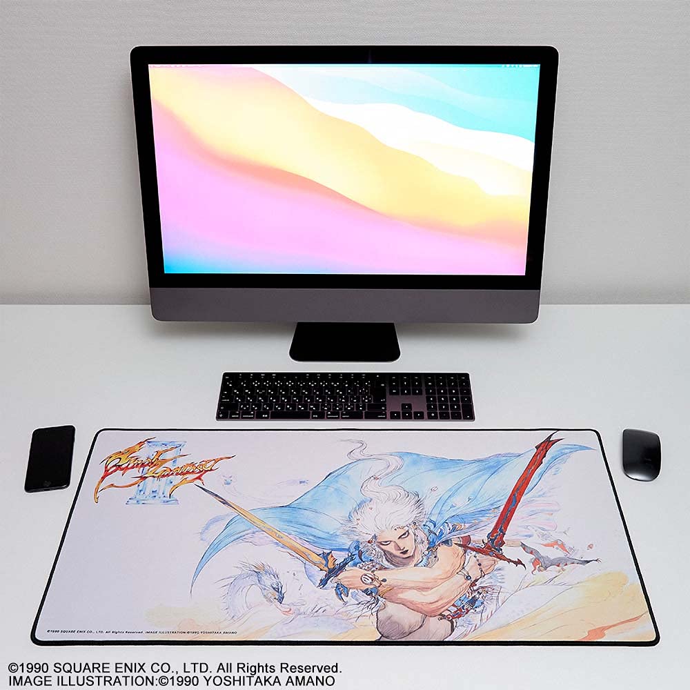 Square Enix Final Fantasy III Gaming Mouse Pad Large Non-Slip Surface