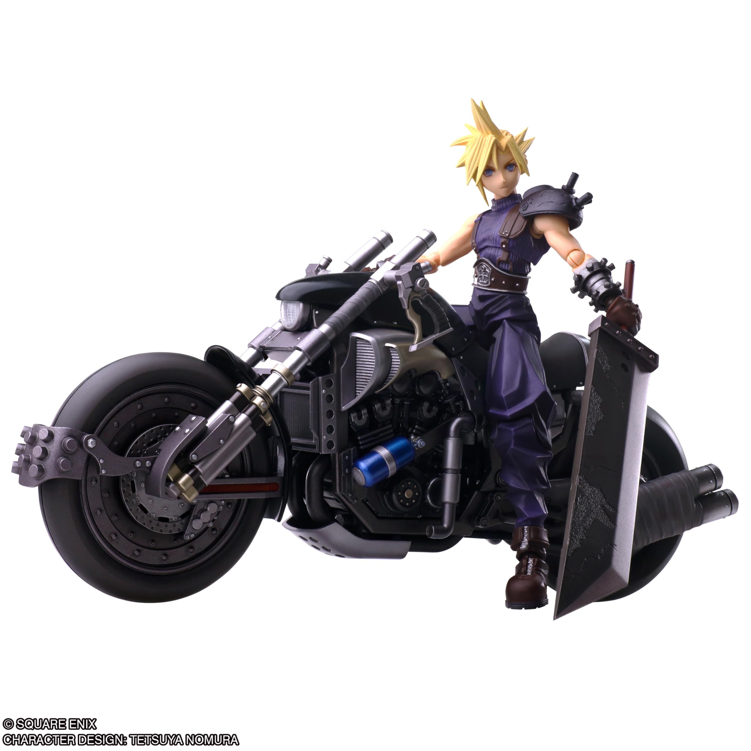 Square Enix Final Fantasy VII Cloud Strife with Hardy-Daytona Action Figure- Japan Figure Store - #1 Bring To You The Best Japanese Goods