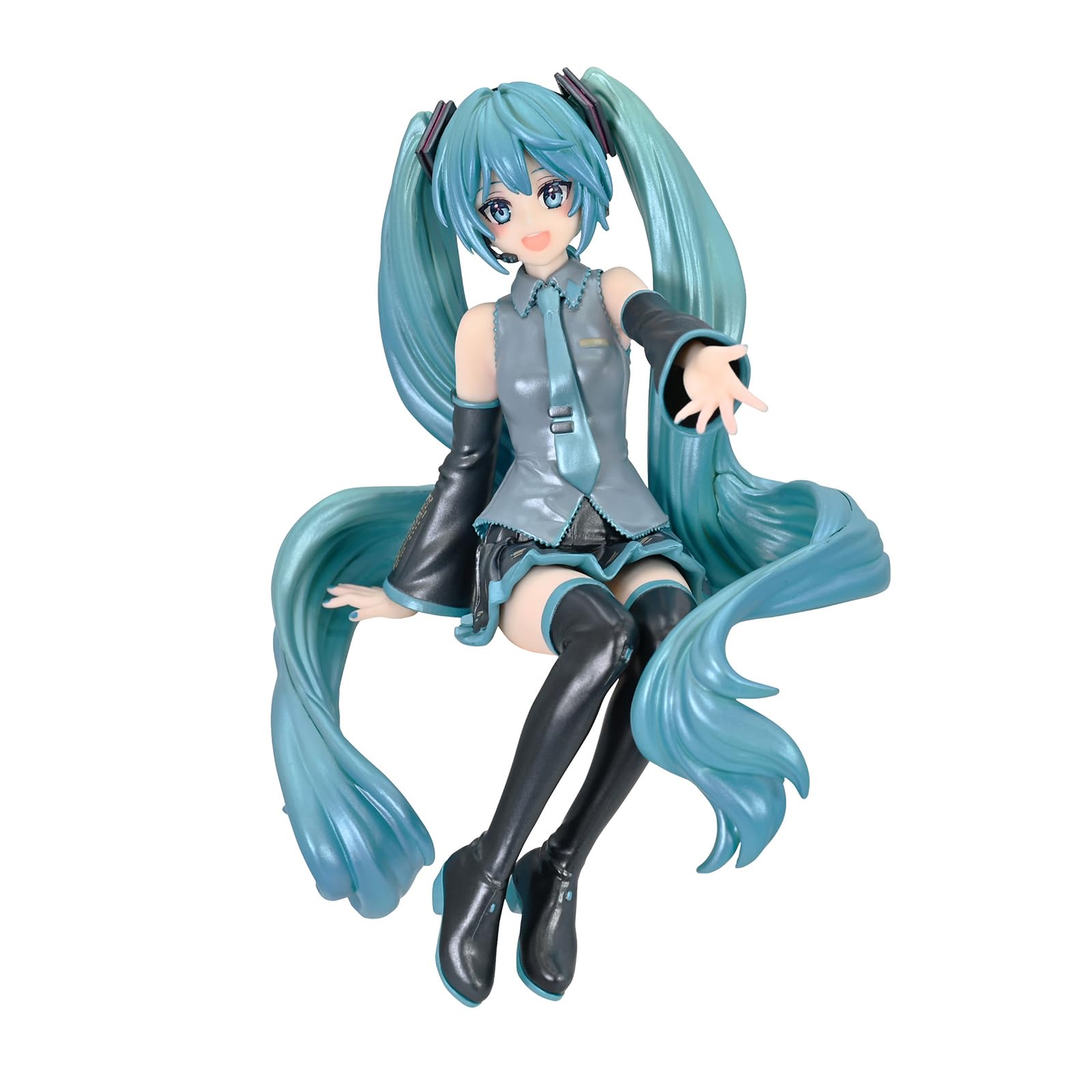 Furyu Lottery Hatsune Miku Noodle Stopper Figure Pearl Color Version