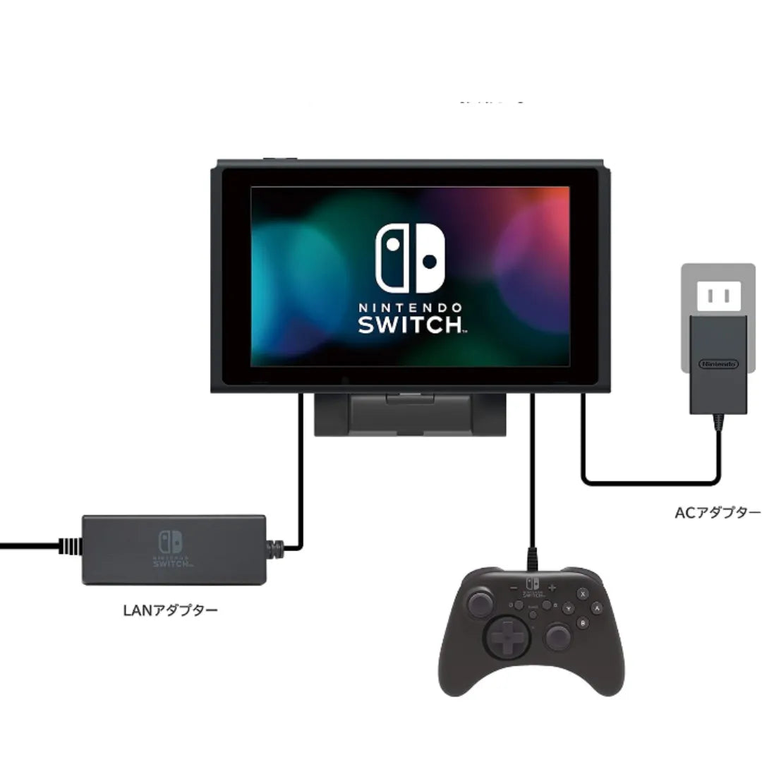 HORI Dual Usb Playstand For Nintendo Switch Lite- Japan Figure Store - #1 Bring To You The Best Japanese Goods