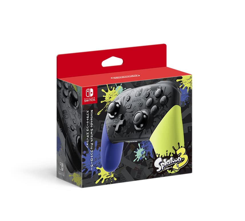 Nintendo Switch Pro Controller Splatoon 3 Edition- Japan Figure Store - #1 Bring To You The Best Japanese Goods
