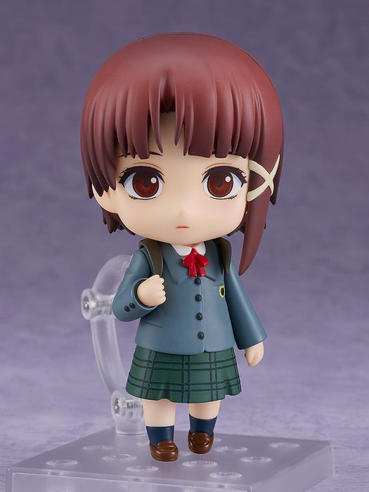 Figurine Nendoroid Lain Iwakura de Good Smile Company, non à l'échelle, articulée, revente.