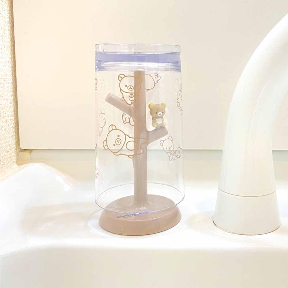 Hashy Topin Rilakkuma Cup & Stand Set with Hygienic Drainer SX-3417