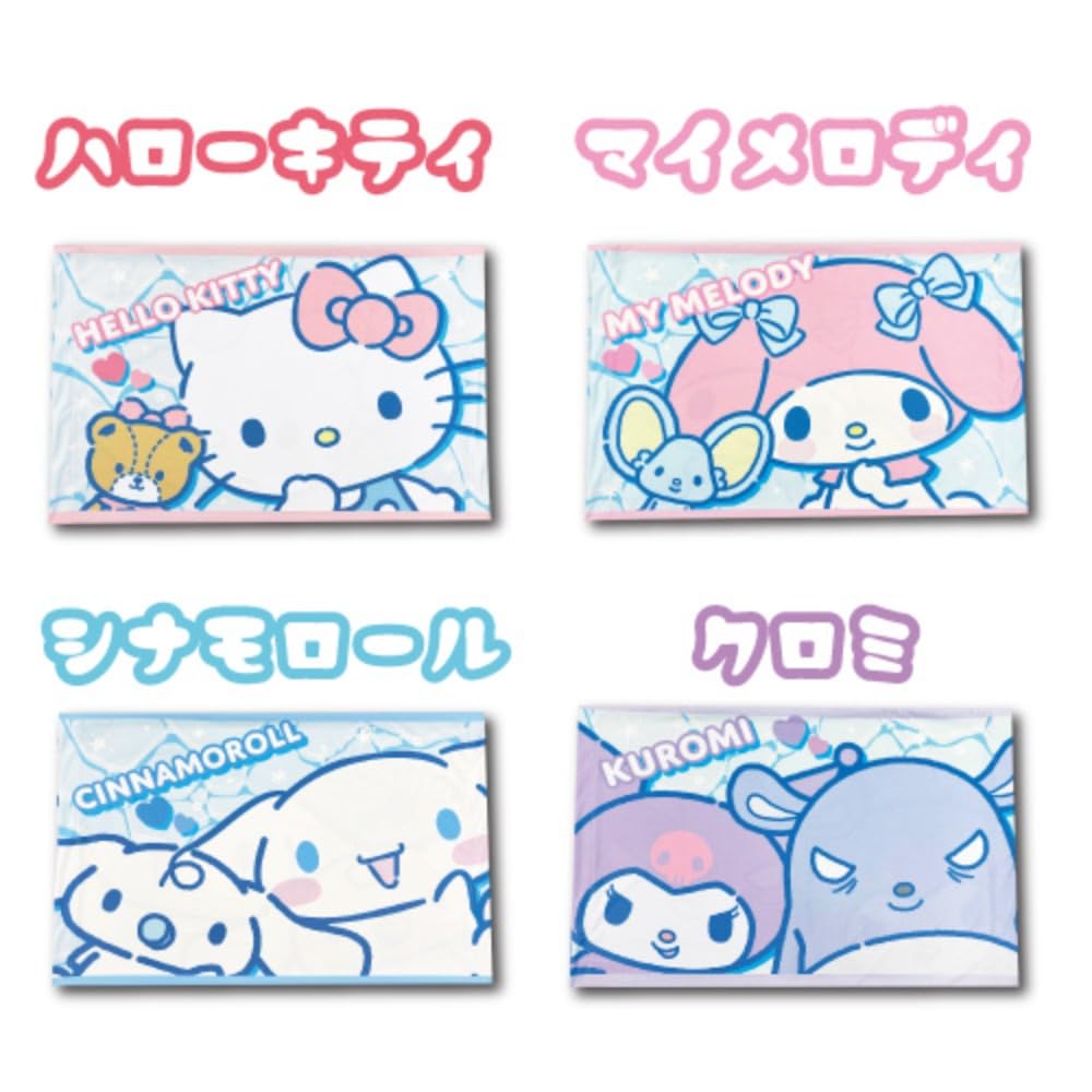 San-X Cool Pillow Cover with Hello Kitty Design 43x63cm- Japan Figure Store - #1 Bring To You The Best Japanese Goods