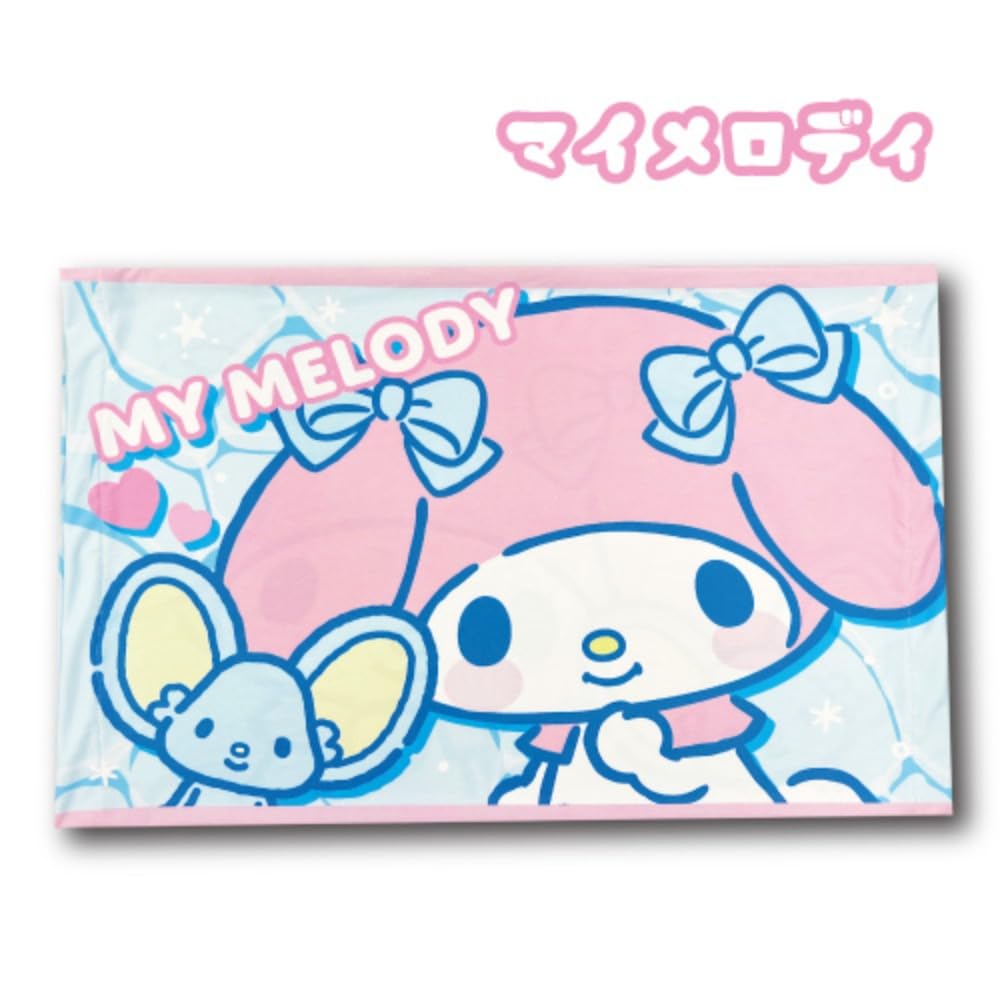 San-X My Melody Cool Pillow Cover 43x63cm | Hatayama Shoji Summer Bedding- Japan Figure Store - #1 Bring To You The Best Japanese Goods