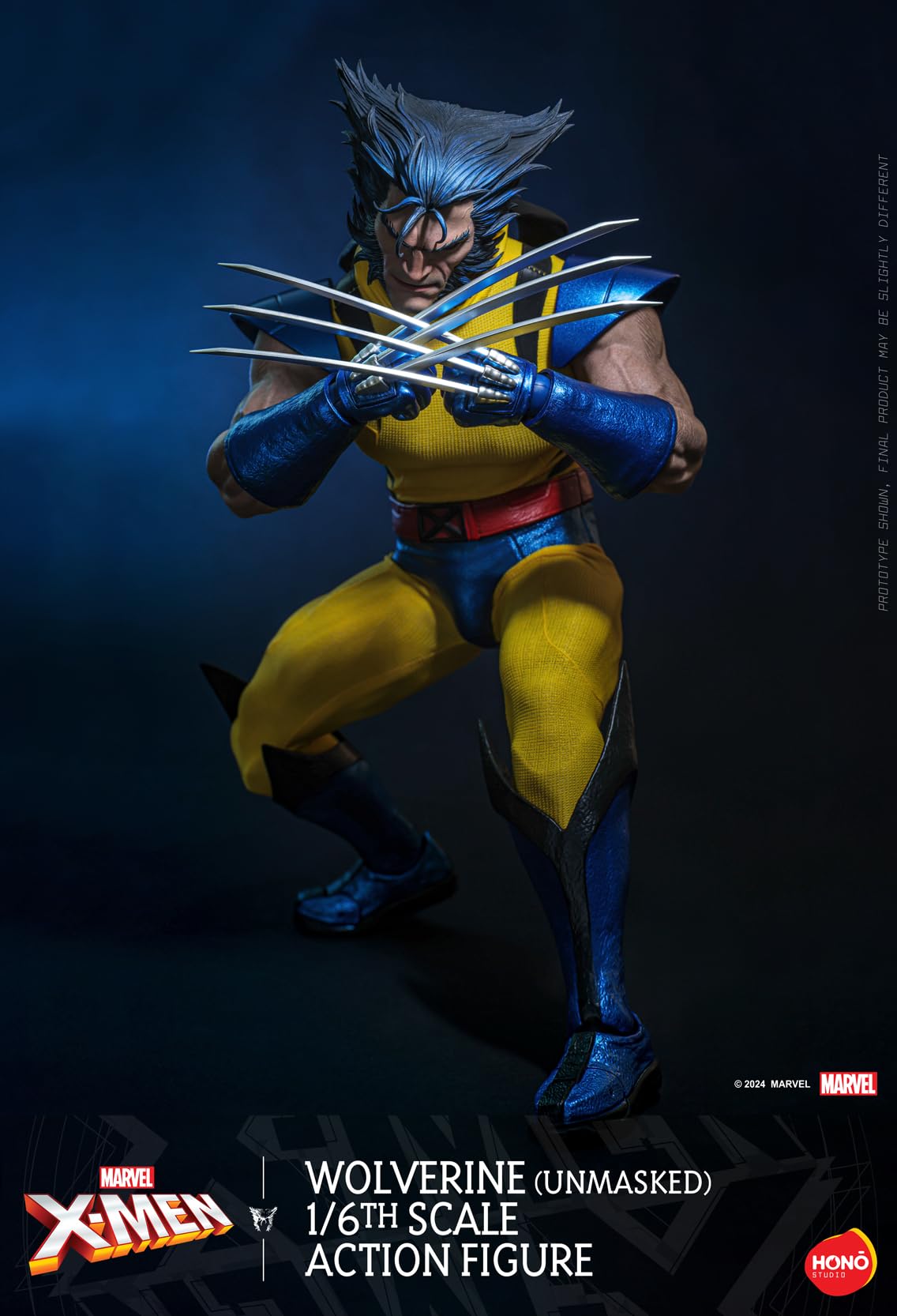 Hot Toys Honoo Studio 1/6 Scale Wolverine Without Mask Figure Marvel Comics