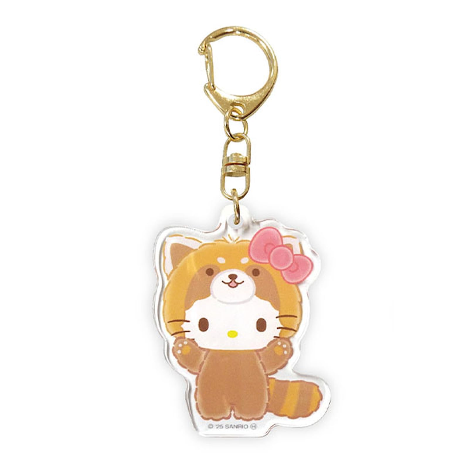 K Company Sab-Ak-Kt Red Panda Hello Kitty Keychain Adorable Cute Accessory
