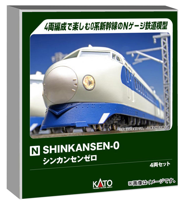 KATO N Gauge Shinkansen 0 Series 4-Car Set Model Train 10-044