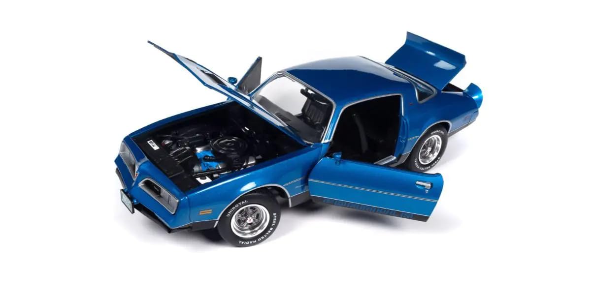 Kyosho 1/18 1978 Pontiac Firebird Formula Martinique Blue Diecast Model Car