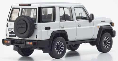 Kyosho 1/43 Toyota Land Cruiser 70 Super White II Model Ks03928W
