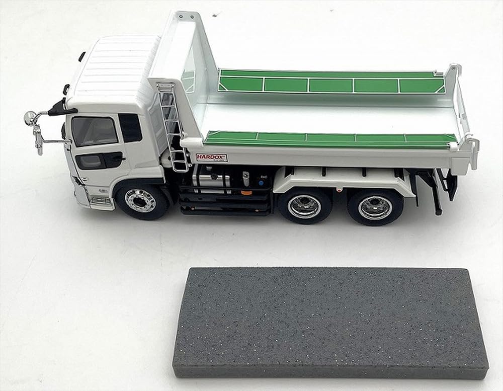 Kyosho 1/43 Ud Trucks Quon Kyokuto White Dump Truck Model Ks03940W