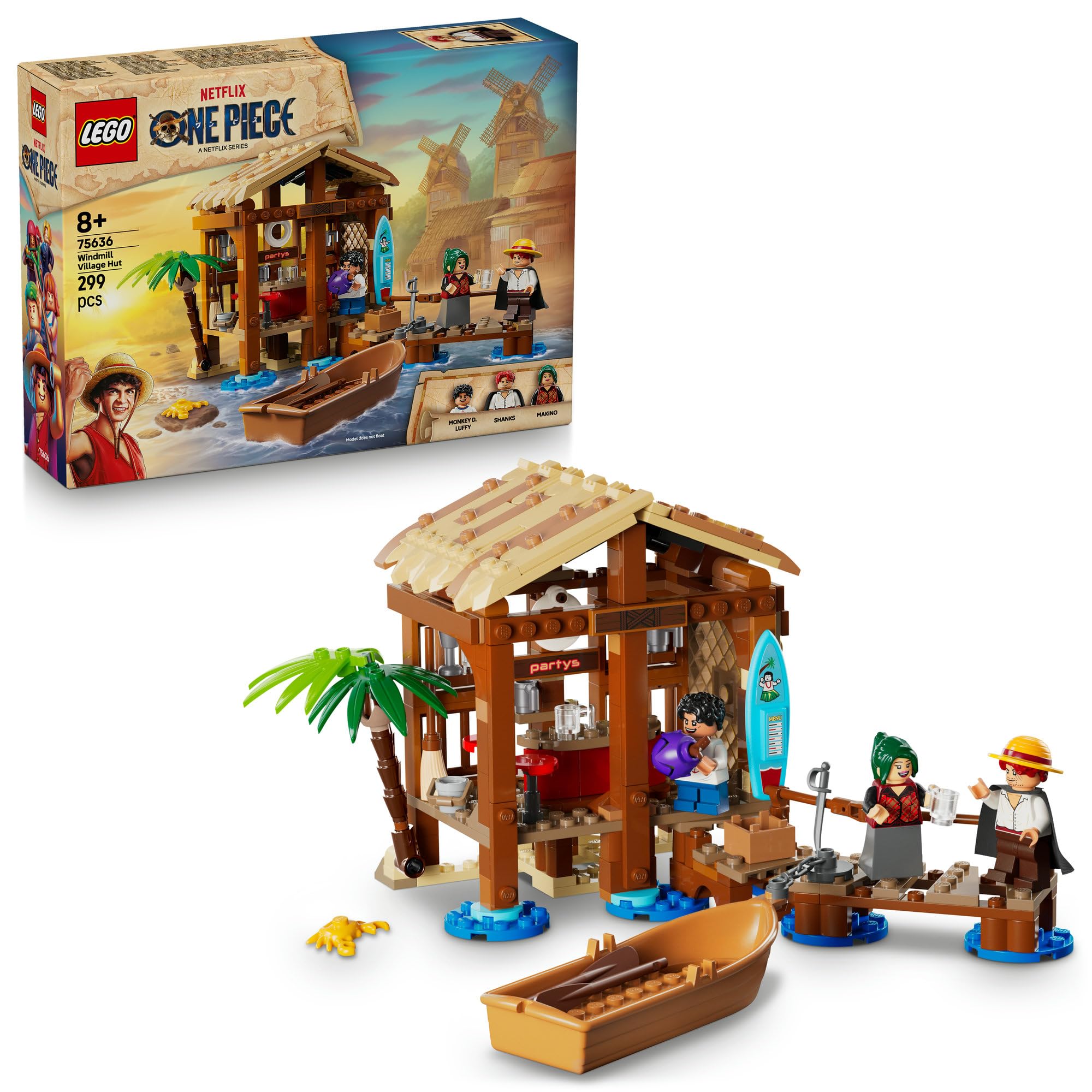 Lego One Piece Foosha Village Building Set Ages 8-10 Perfect Gift