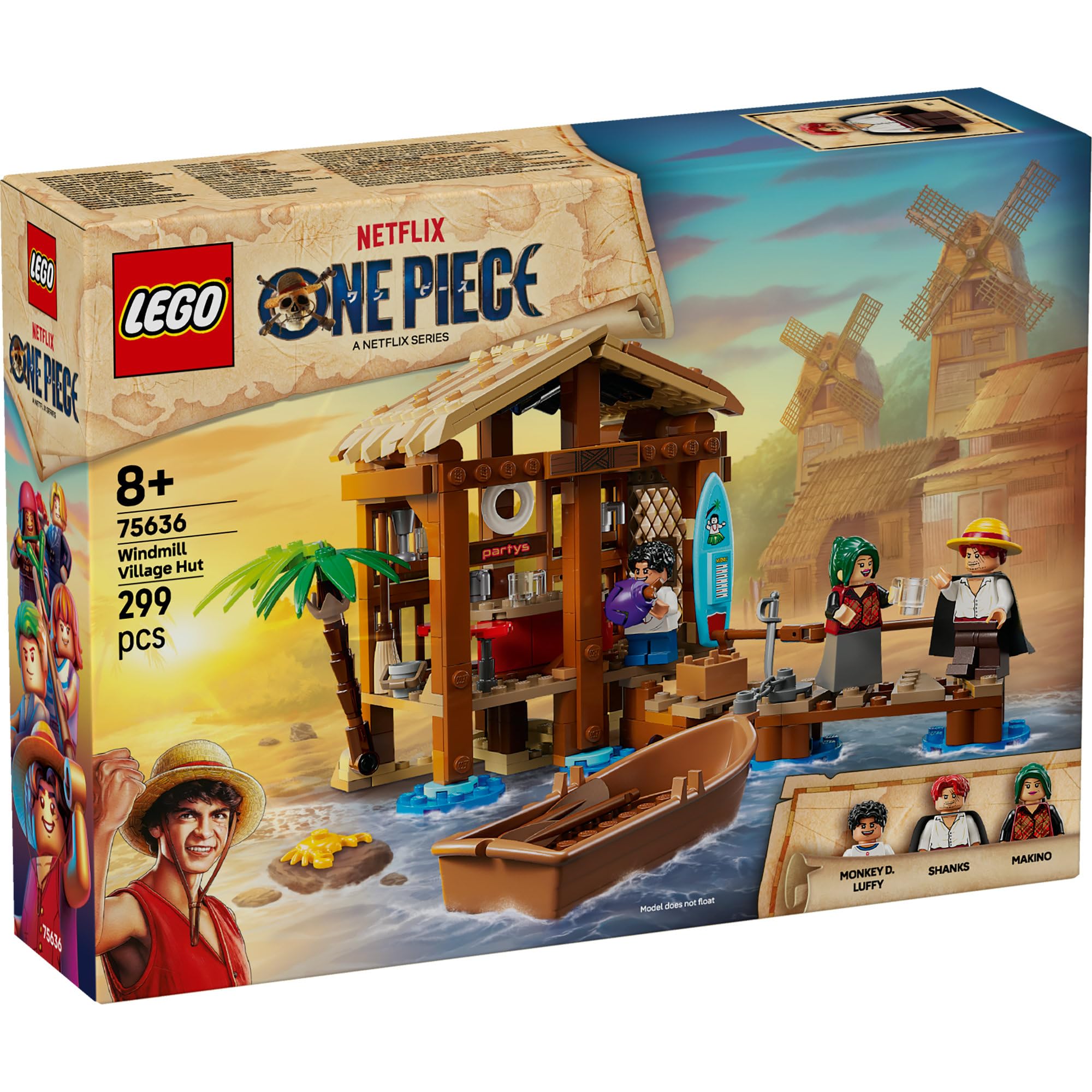 Lego One Piece Foosha Village Building Set Ages 8-10 Perfect Gift