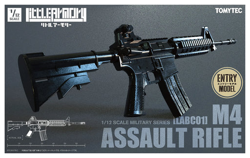 TOMYTEC Military Series 1/12 Little Armory Labc01 M4 Assault Rifle Plastic Model- Japan Figure Store - #1 Bring To You The Best Japanese Goods