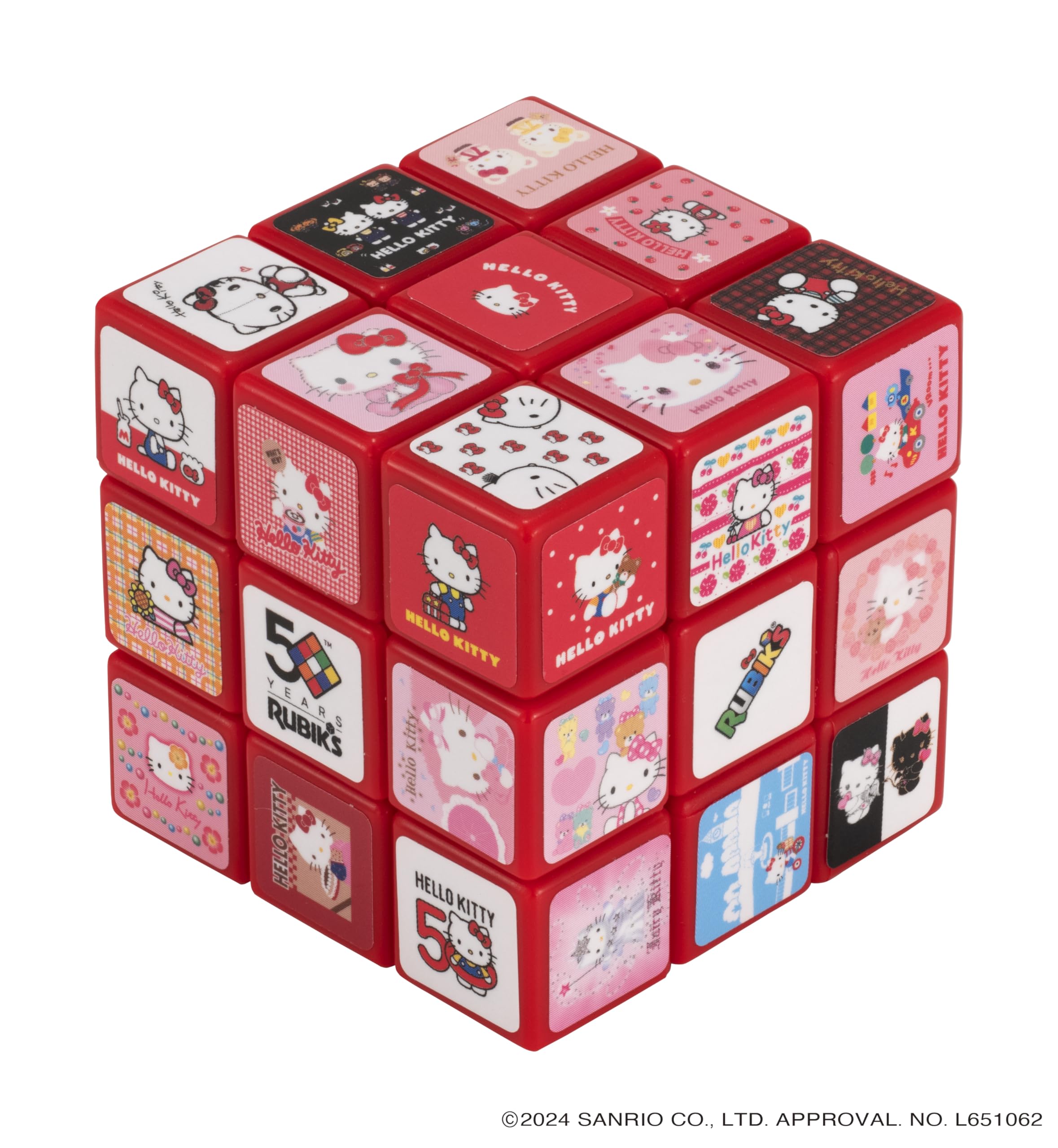 Megahouse Hello Kitty 50th Anniversary Rubiks Cube Japan Official Edition- Japan Figure Store - #1 Bring To You The Best Japanese Goods