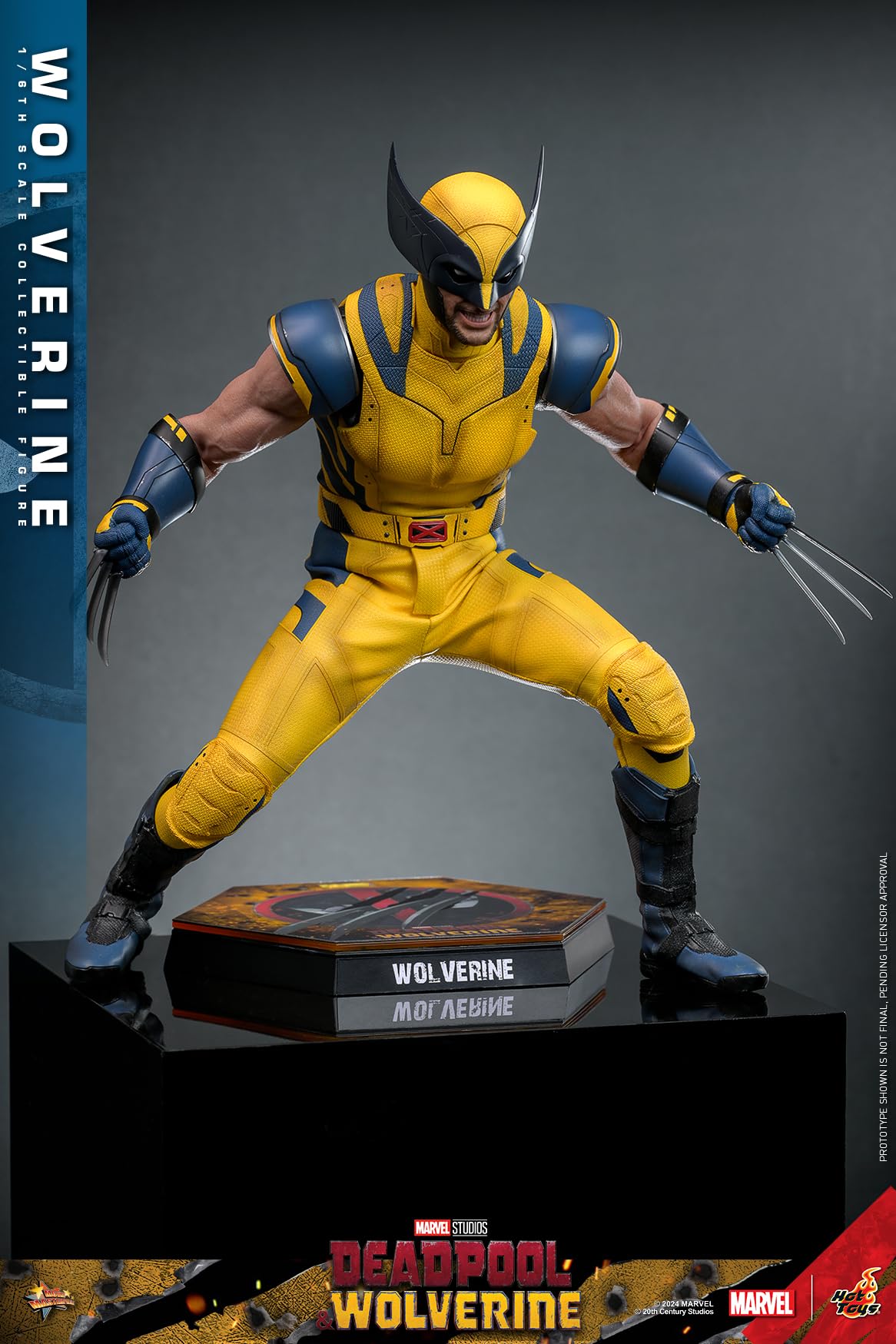 Hot Toys Movie Masterpiece Wolverine and Deadpool 1/6 Scale Figures