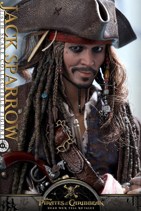 Hot Toys Movie Masterpiece Pirates 1/6 Scale Jack Sparrow Figure- Japan Figure Store - #1 Bring To You The Best Japanese Goods