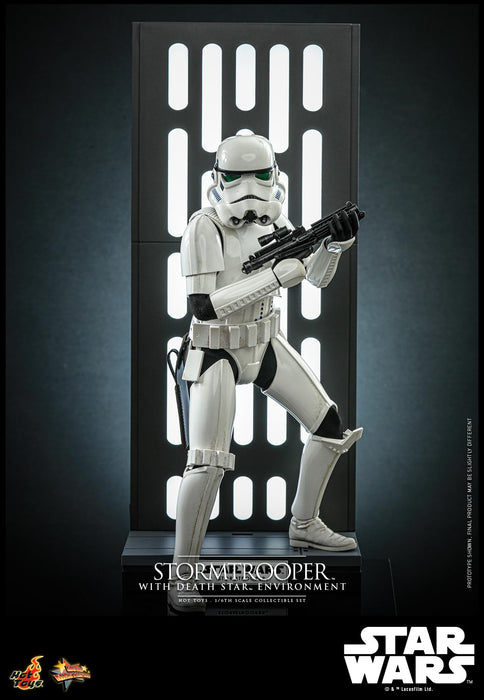 Hot Toys Movie Masterpiece Star Wars 1/6 Scale Stormtrooper with Backboard- Japan Figure Store - #1 Bring To You The Best Japanese Goods