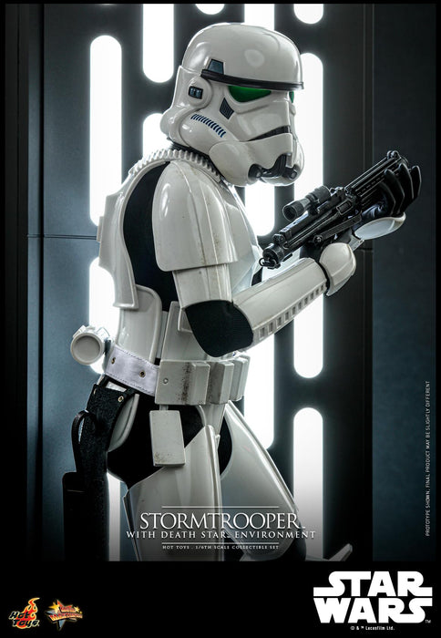 Hot Toys Movie Masterpiece Star Wars 1/6 Scale Stormtrooper with Backboard- Japan Figure Store - #1 Bring To You The Best Japanese Goods