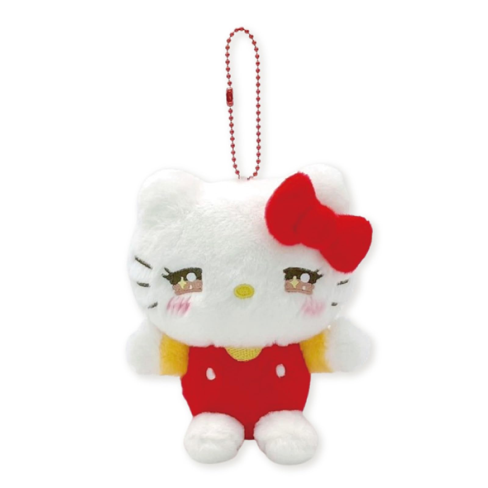 Nakajima Corporation Hello Kitty Sparkling Mascot 12.5x10x7cm Plush Toy