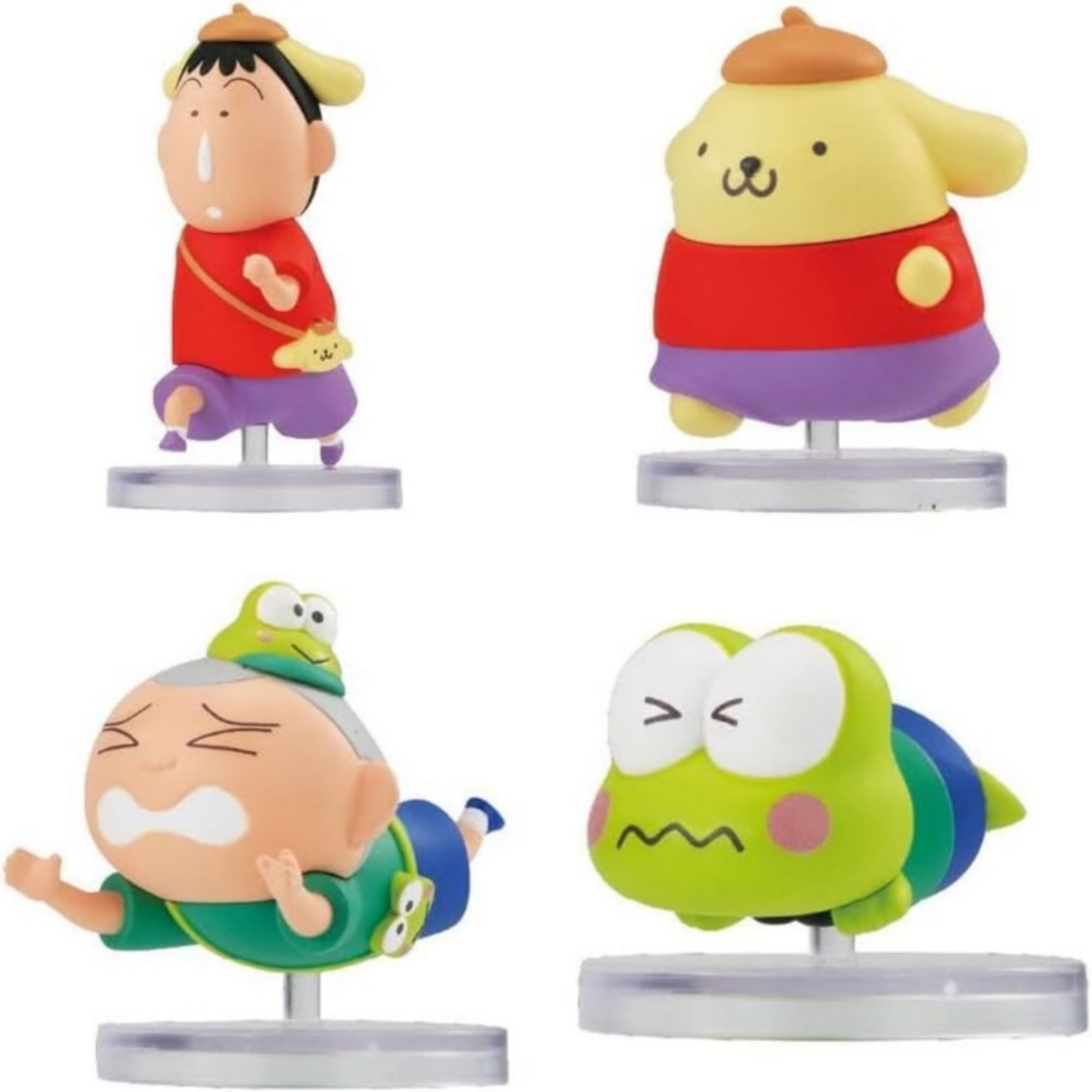 Hundreds Narabundesu Crayon Shin Chan Sanrio Figures Complete Set Capsule Toy- Japan Figure Store - #1 Bring To You The Best Japanese Goods