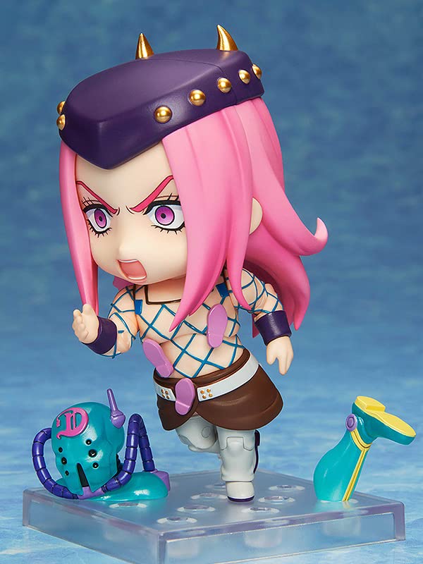 Jojo No Kimyou Na Bouken Stone Ocean Diver Down Narciso Anasui Nendoroid #2026 Good Smile Company, MEDICOS ENTERTAINMENT- Japan Figure Store - #1 Bring To You The Best Japanese Goods