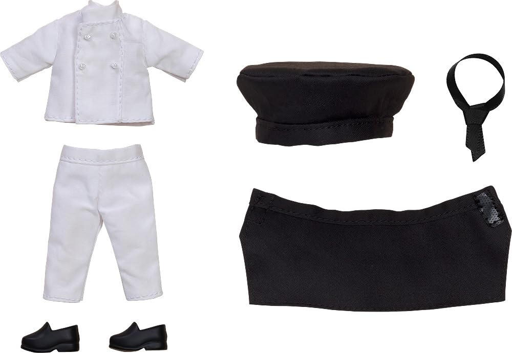 Good Smile Company Nendoroid Doll Work Outfit Pastry Chef Black Set- Japan Figure Store - #1 Bring To You The Best Japanese Goods