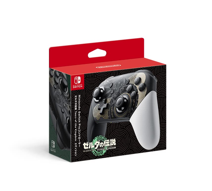 Nintendo Switch Pro Controller Zelda Tears Of The Kingdom Japan Edition- Japan Figure Store - #1 Bring To You The Best Japanese Goods