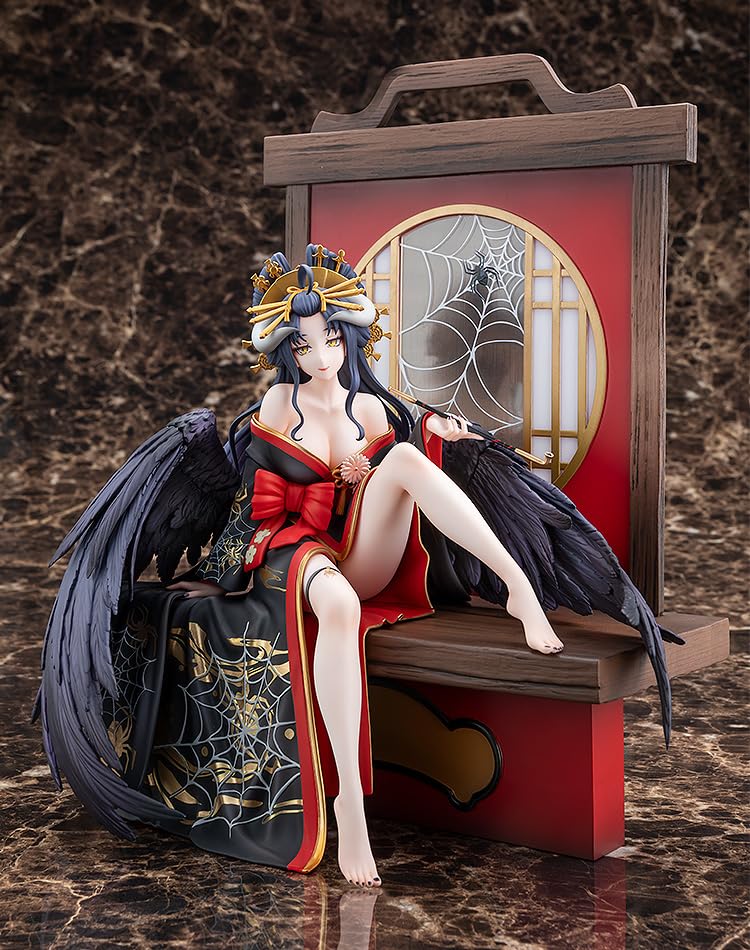 Kadokawa Tops: Overlord Albedo Kdcolle 1/7 Splendid Kimono Ver. Figure- Japan Figure Store - #1 Bring To You The Best Japanese Goods