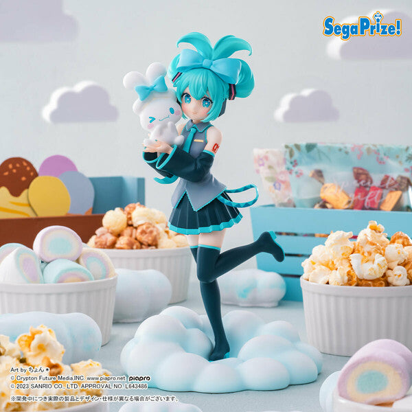 Sega Piapro Characters Hatsune Miku X Cinnamoroll Luminasta Figure- Japan Figure Store - #1 Bring To You The Best Japanese Goods