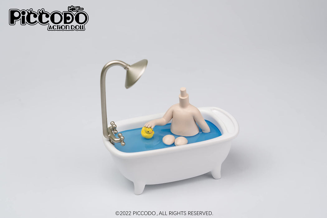 Genesis Piccodo Action Doll Head Stand Bathtub Diorama - White Doll Stand- Japan Figure Store - #1 Bring To You The Best Japanese Goods