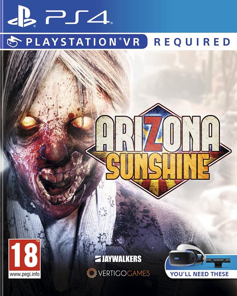Playstation VR Arizona Sunshine for PS4 - Immersive Zombie Shooter Experience