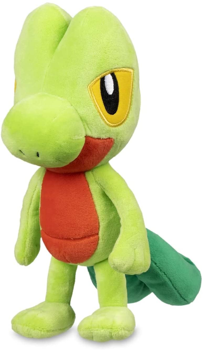 Peluche Treecko originale du Pokemon Center, 22 cm, jouet en peluche de collection.