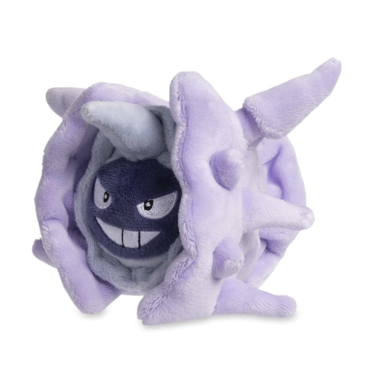 Poupée en peluche Pokémon Sitting Cuties Cloyster 6 pouces, génération 1, objet de collection officiel.