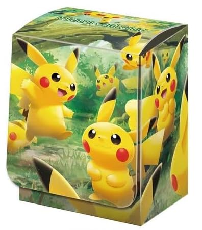 Pokemon Pikachu Forest Deck Case for 80+ Cards