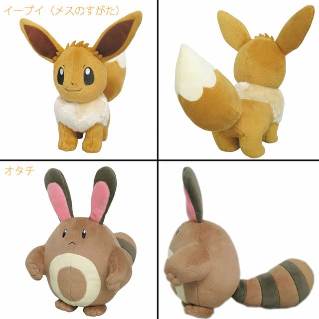 Poupée en peluche Pokémon Eevee petite taille - Collection All-Star - Cadeau d'anniversaire ou de Noël