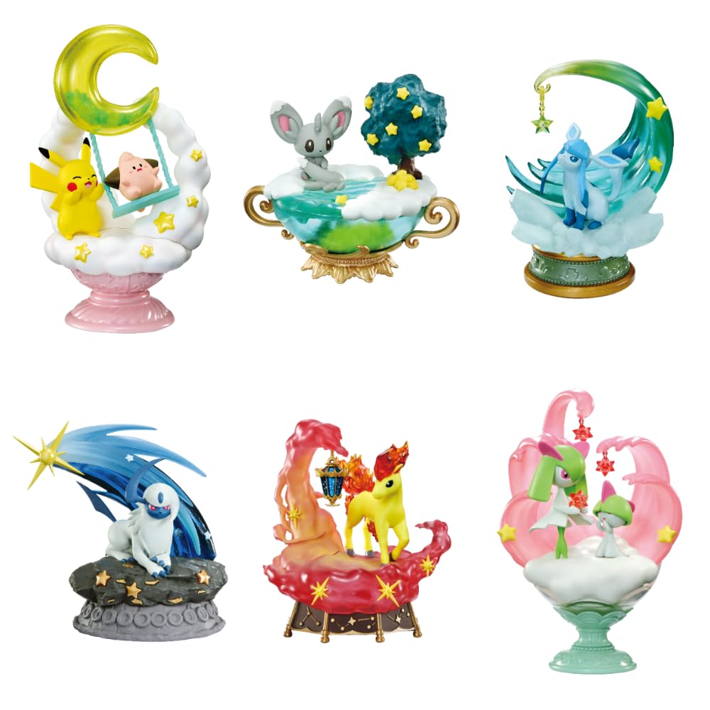 Re-Ment Pokemon Starrium Dreamy Moonlit Night Complete Set Box Figures- Japan Figure Store - #1 Bring To You The Best Japanese Goods