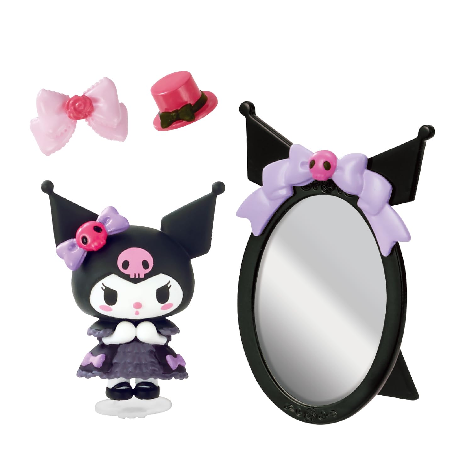 Re-Ment Sanrio Kuromi's Gothic Room Set - H115 x W70 x D50 mm ABS PVC- Japan Figure Store - #1 Bring To You The Best Japanese Goods
