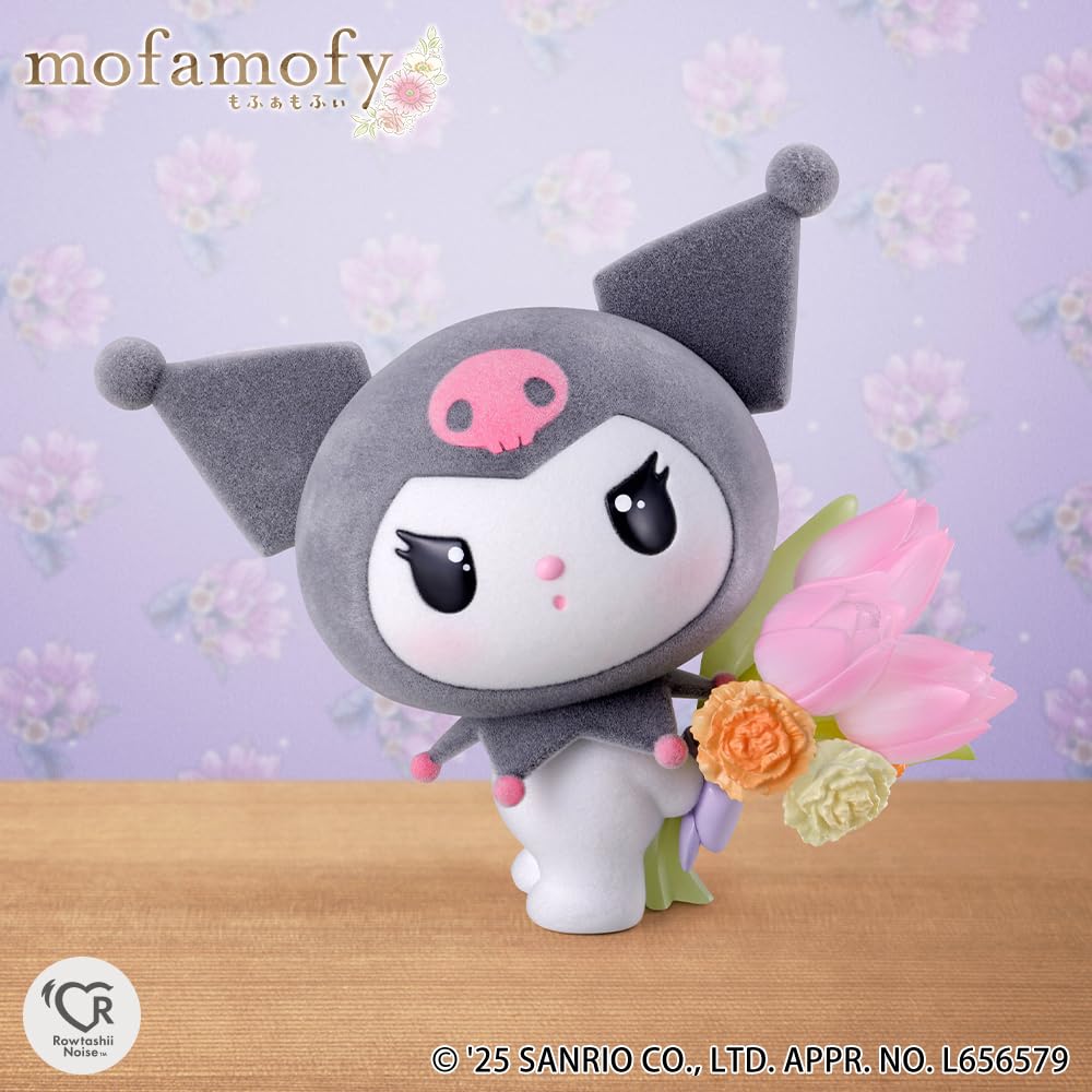 Rowtashii Noise Mofamofy Sanrio Kuromi 100mm PVC ABS Nylon Figure