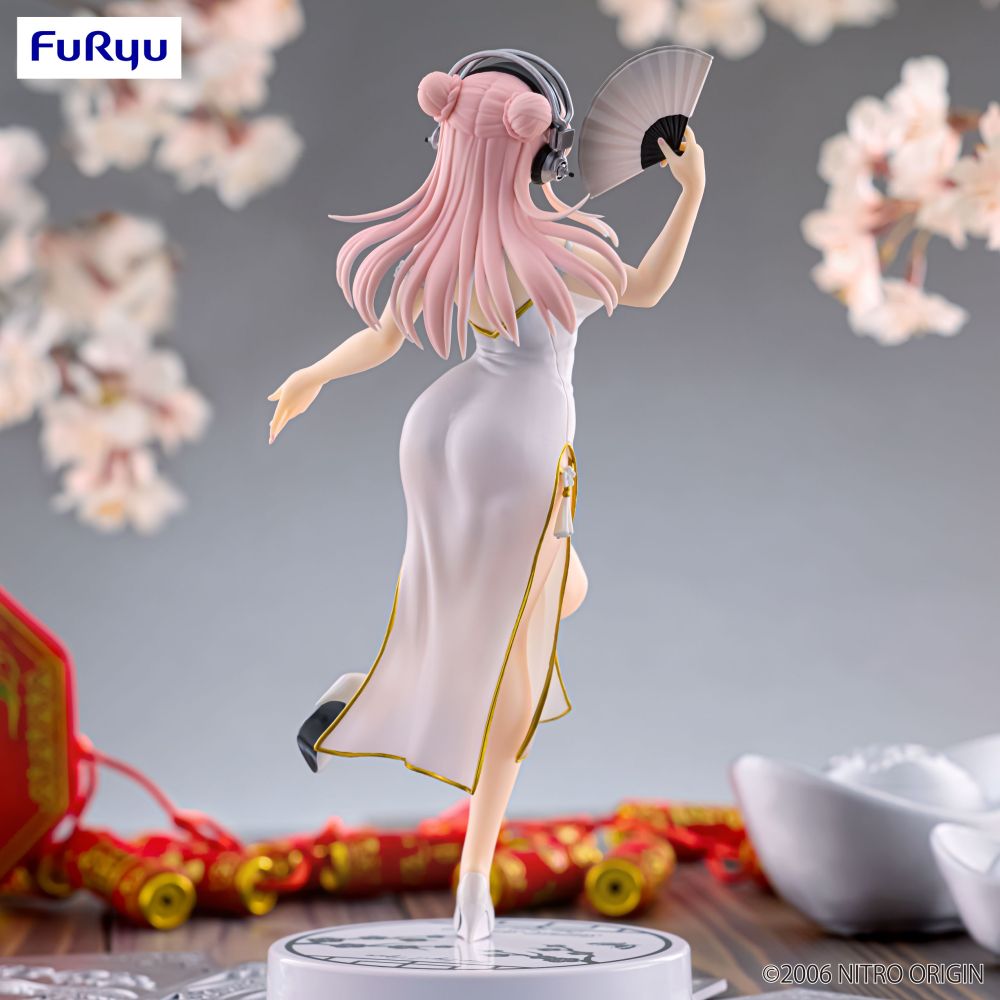 Furyu Trio-Try-iT Figure Super Sonico - White China Dress Ver.