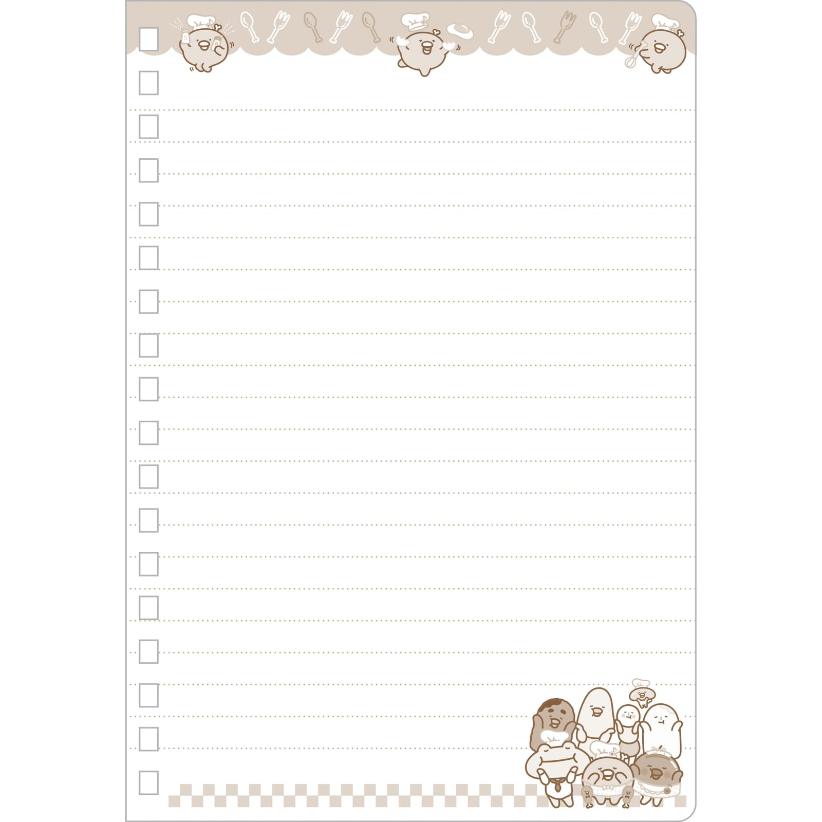 San-X Chikip Dancers B6 Spiral Notebook - Ny37601- Japan Figure Store - #1 Bring To You The Best Japanese Goods