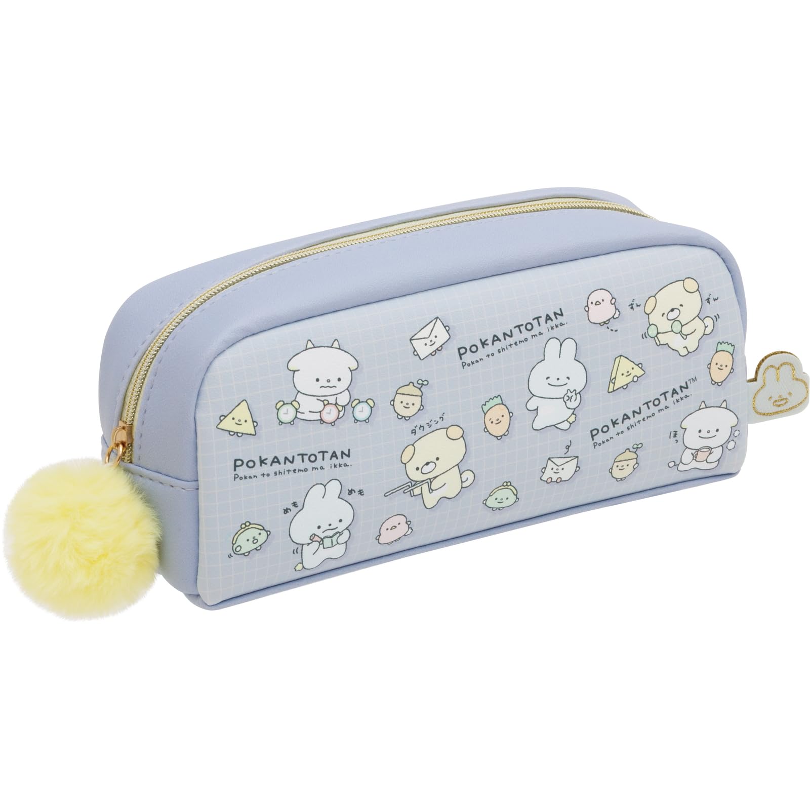 San-X Pokantotan It's Okay to Be Surprised Pen Pouch 7.5x18.5x6cm- Japan Figure Store - #1 Bring To You The Best Japanese Goods