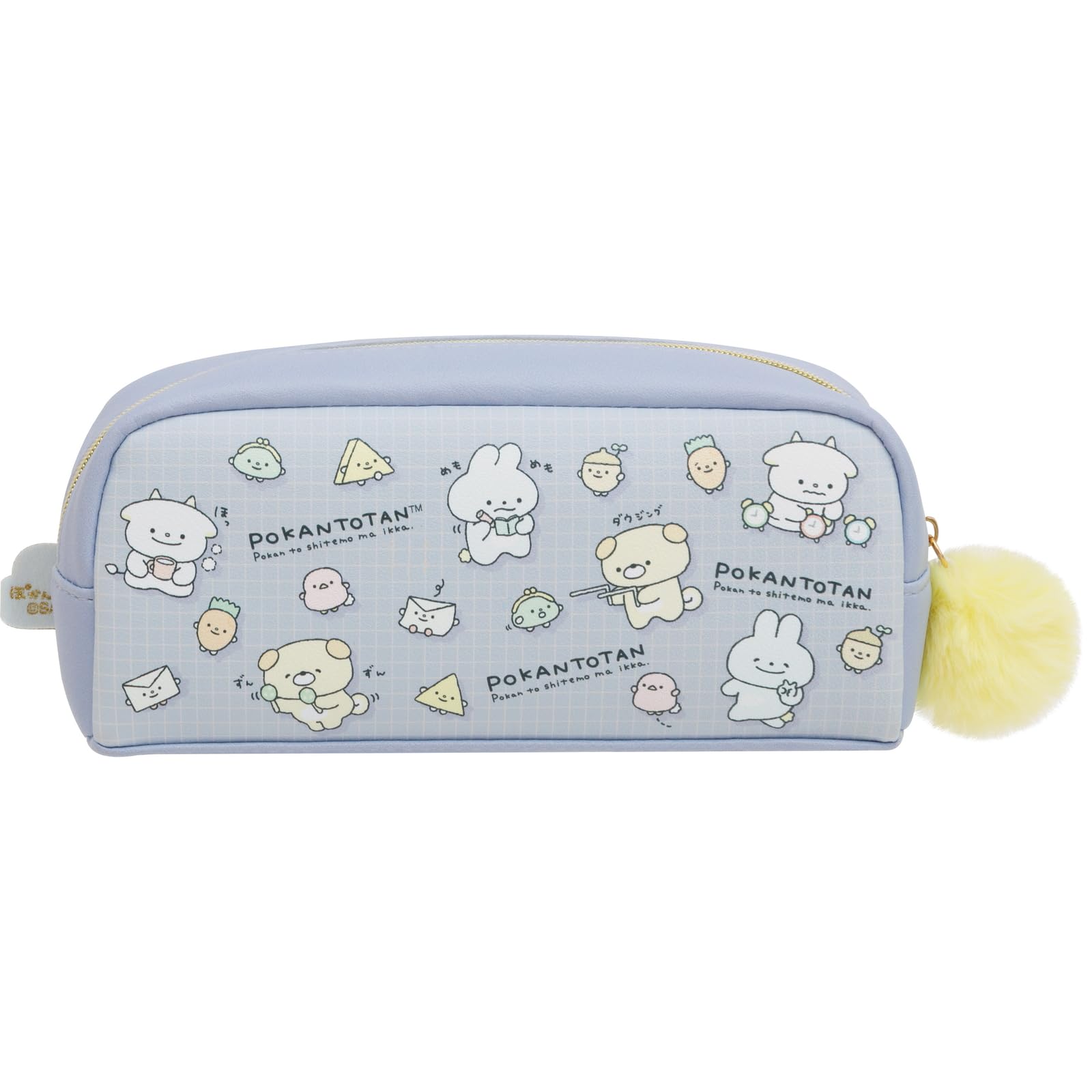 San-X Pokantotan It's Okay to Be Surprised Pen Pouch 7.5x18.5x6cm- Japan Figure Store - #1 Bring To You The Best Japanese Goods