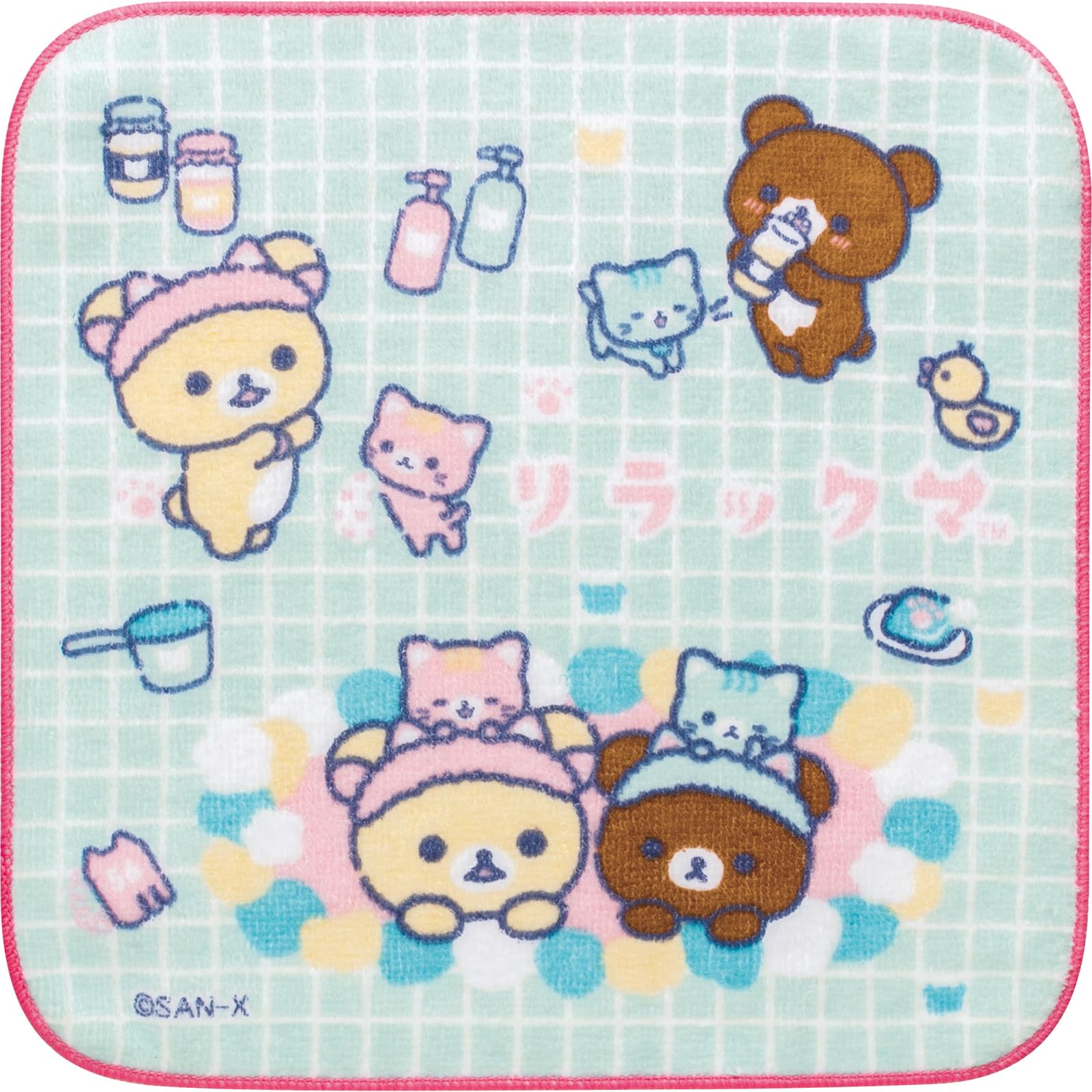 San-X Rilakkuma Petit Towel Cm44302 – Soft and Absorbent- Japan Figure Store - #1 Bring To You The Best Japanese Goods