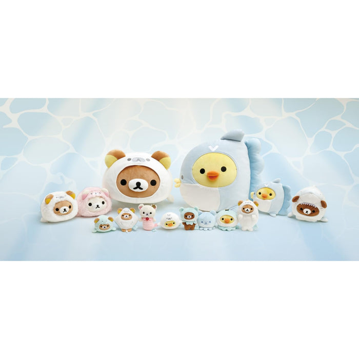 San-X Rilakkuma Medium Plush Toy Seal Design Mo58901- Japan Figure Store - #1 Bring To You The Best Japanese Goods