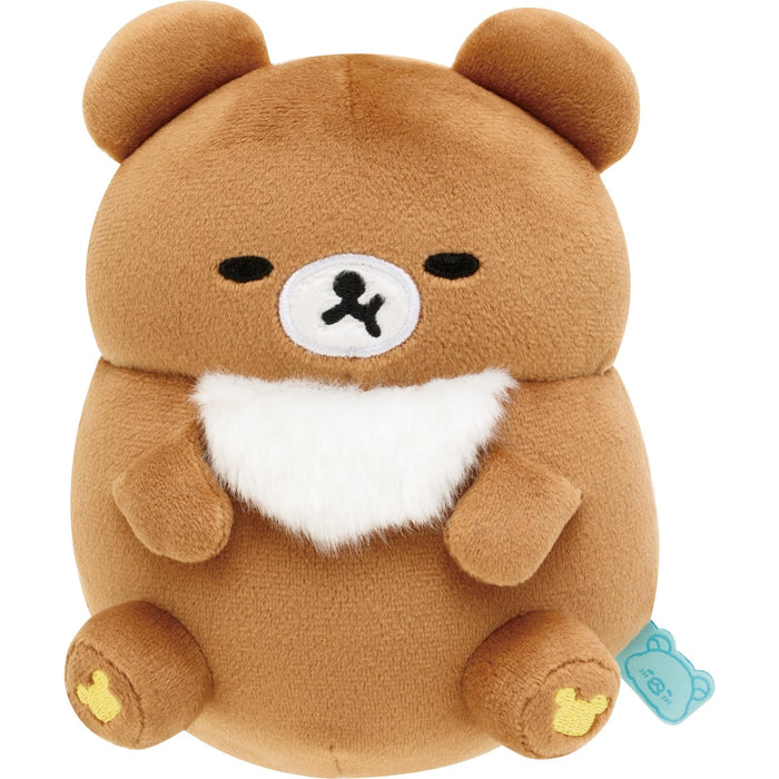 San-X Rilakkuma Full Rolling Plush Toy Brown Bear MO66001 Size H16xW12xD10CM- Japan Figure Store - #1 Bring To You The Best Japanese Goods